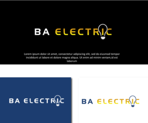 Logo Design by ali indoproD for BA Electric, LLC  | Design: #28416142