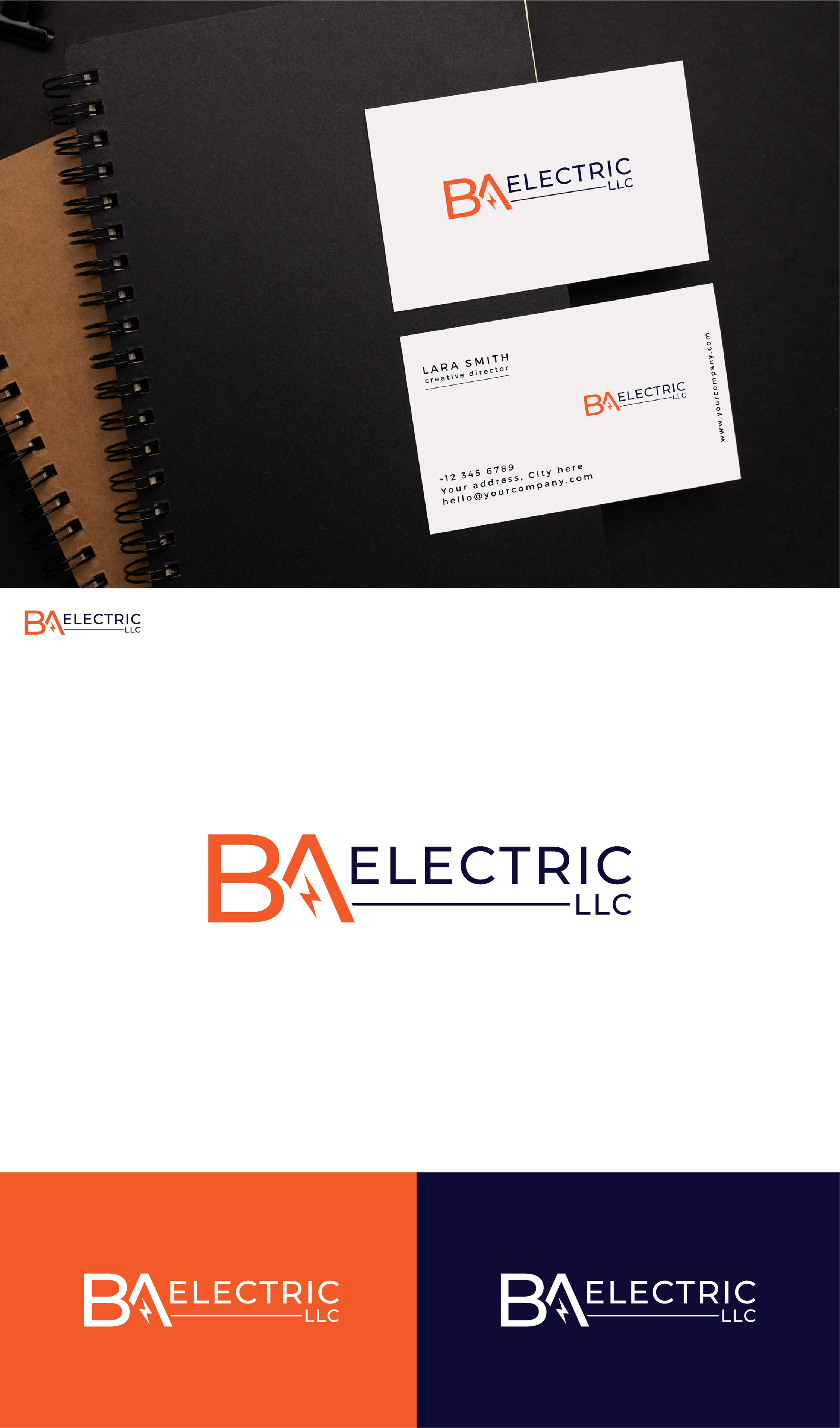 Diseño de Logo por CrewType para BA Electric, LLC  | Diseño #28417256