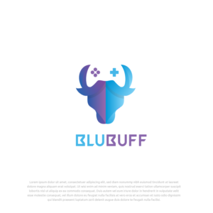 None or BluBuff | Logo Design by Abdul 20
