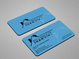 Design de Carte de Visite par Creations Box 2015 pour Slate, Copper and Tile Roofing LLC | Design : #28418118