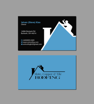 Diseño de Tarjeta de Presentación por Creations Box 2015 para Slate, Copper and Tile Roofing LLC | Diseño: #28418148