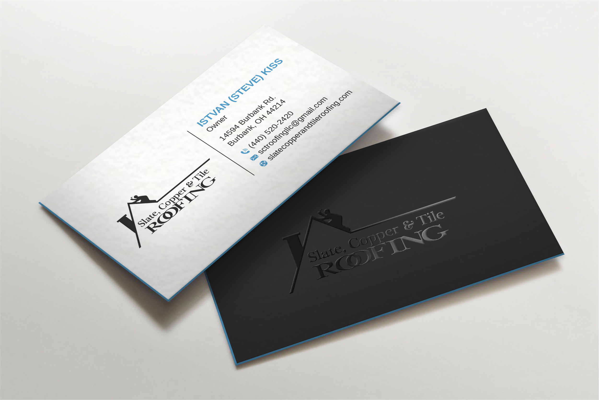 Design de Carte de Visite par LAXMI DESIGNHUB pour Slate, Copper and Tile Roofing LLC | Design #28416733