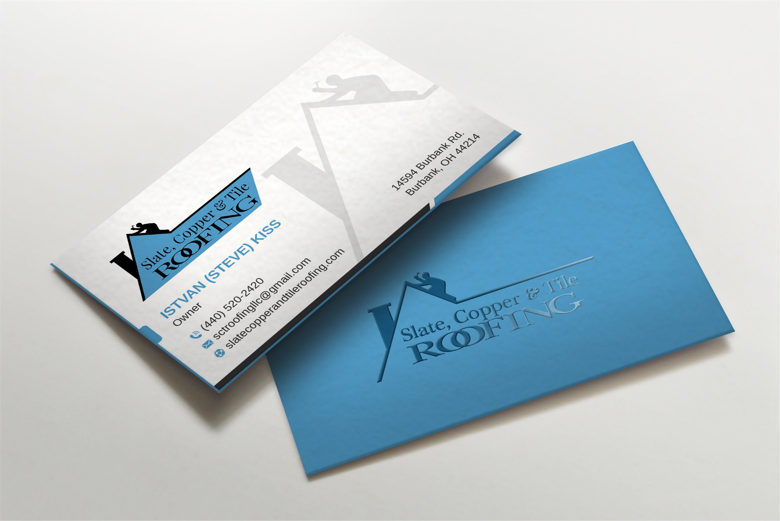 Visitenkarten-Design von LAXMI DESIGNHUB für Slate, Copper and Tile Roofing LLC | Design #28416734