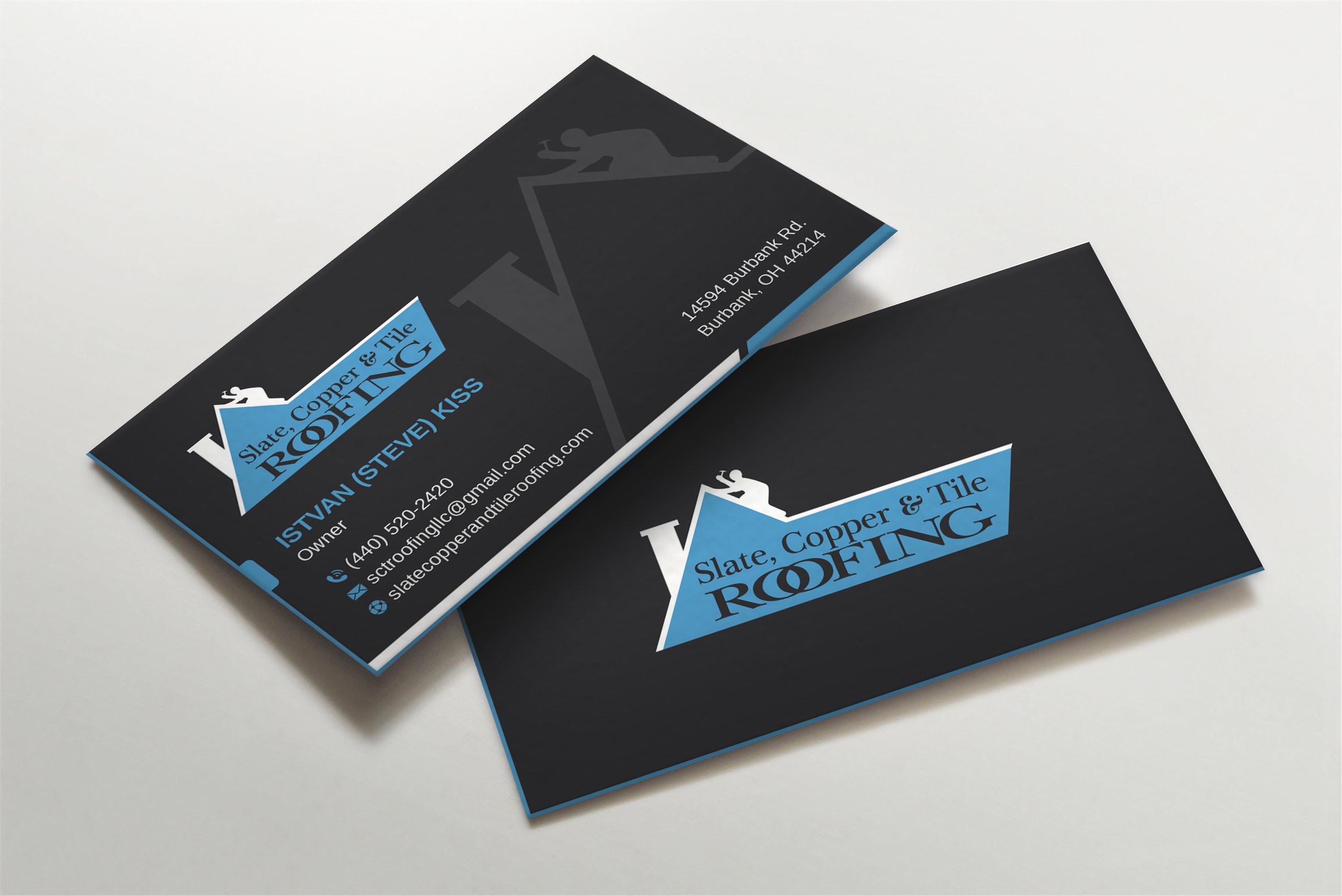 Visitenkarten-Design von LAXMI DESIGNHUB für Slate, Copper and Tile Roofing LLC | Design #28416748