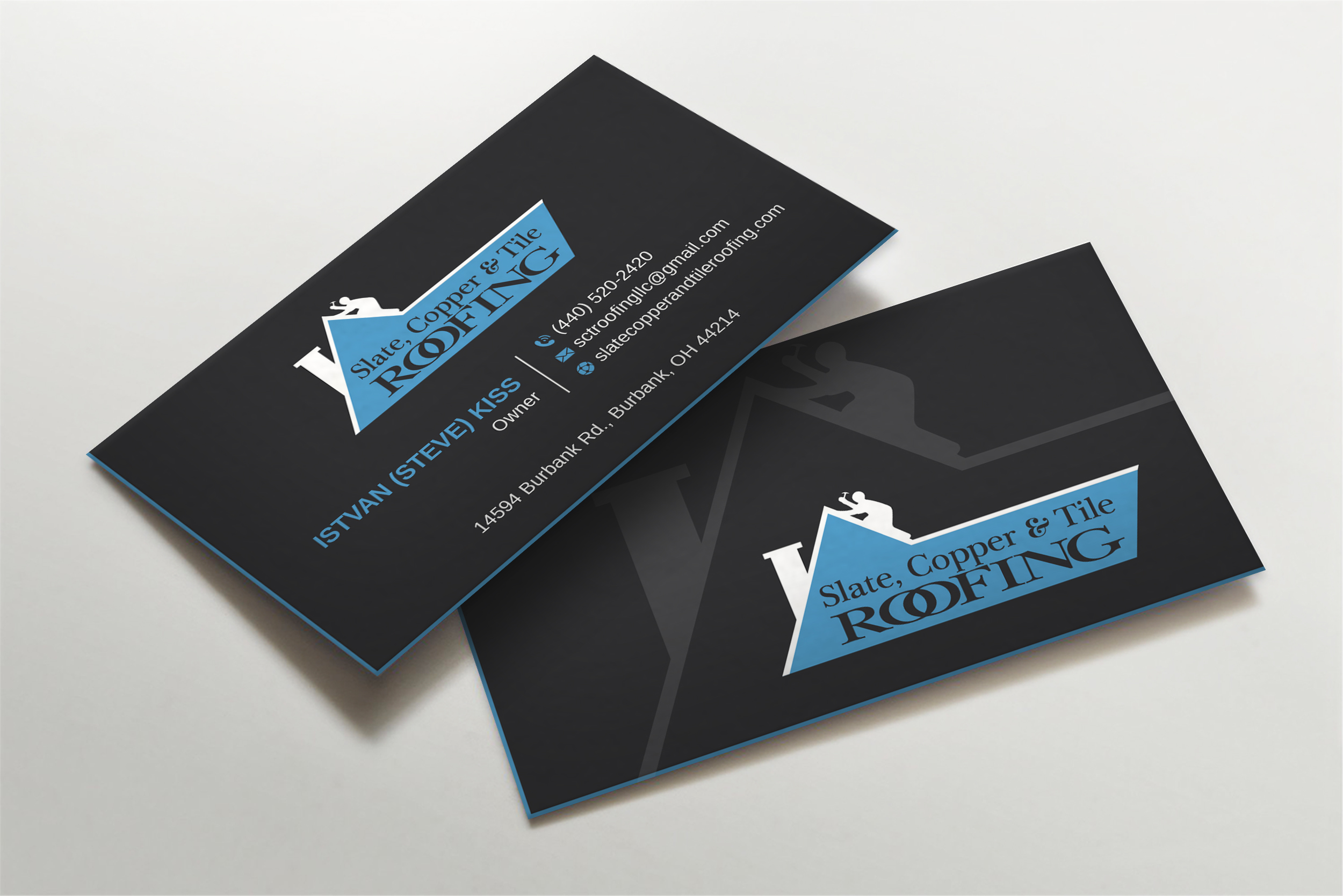 Design de Carte de Visite par LAXMI DESIGNHUB pour Slate, Copper and Tile Roofing LLC | Design #28416753