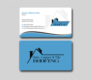 Visitenkarten-Design von Uttom 2 für Slate, Copper and Tile Roofing LLC | Design: #28416164