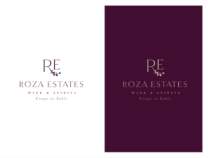 Logo Design by wonderland for Roza Estates Wine & Spirits | Design: #28416946