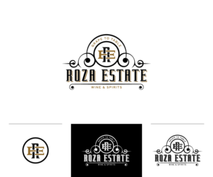 Logo Design by WahyuHMD for Roza Estates Wine & Spirits | Design: #28416830