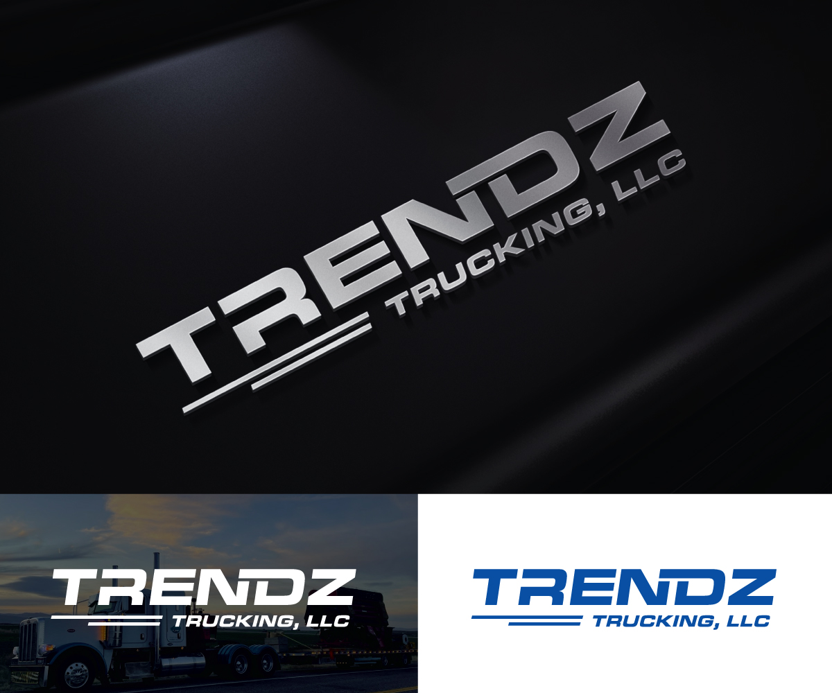 Logo-Design von sol design2 für Trendz Trucking LLC | Design #28417686