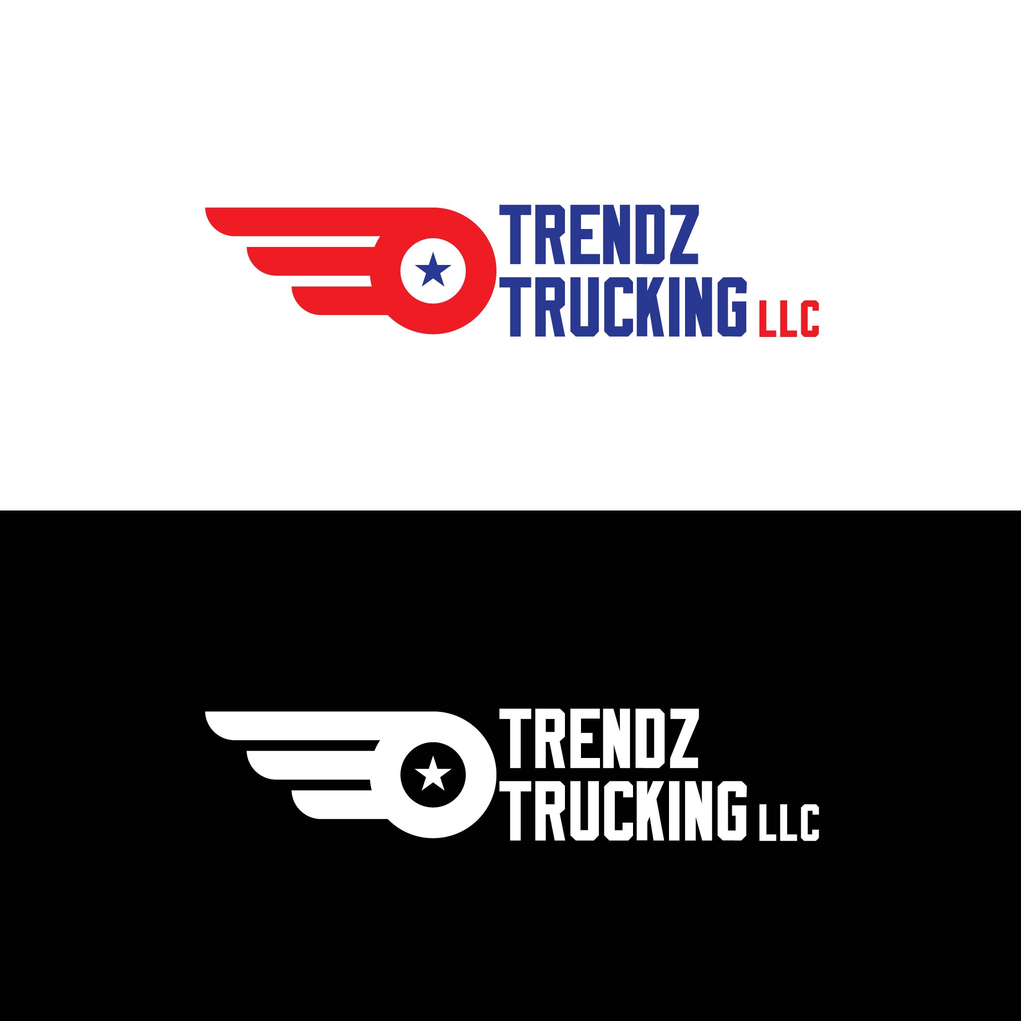 Logo Design by ILLUSTRATOR PRO for Trendz Trucking LLC | Design #28449325