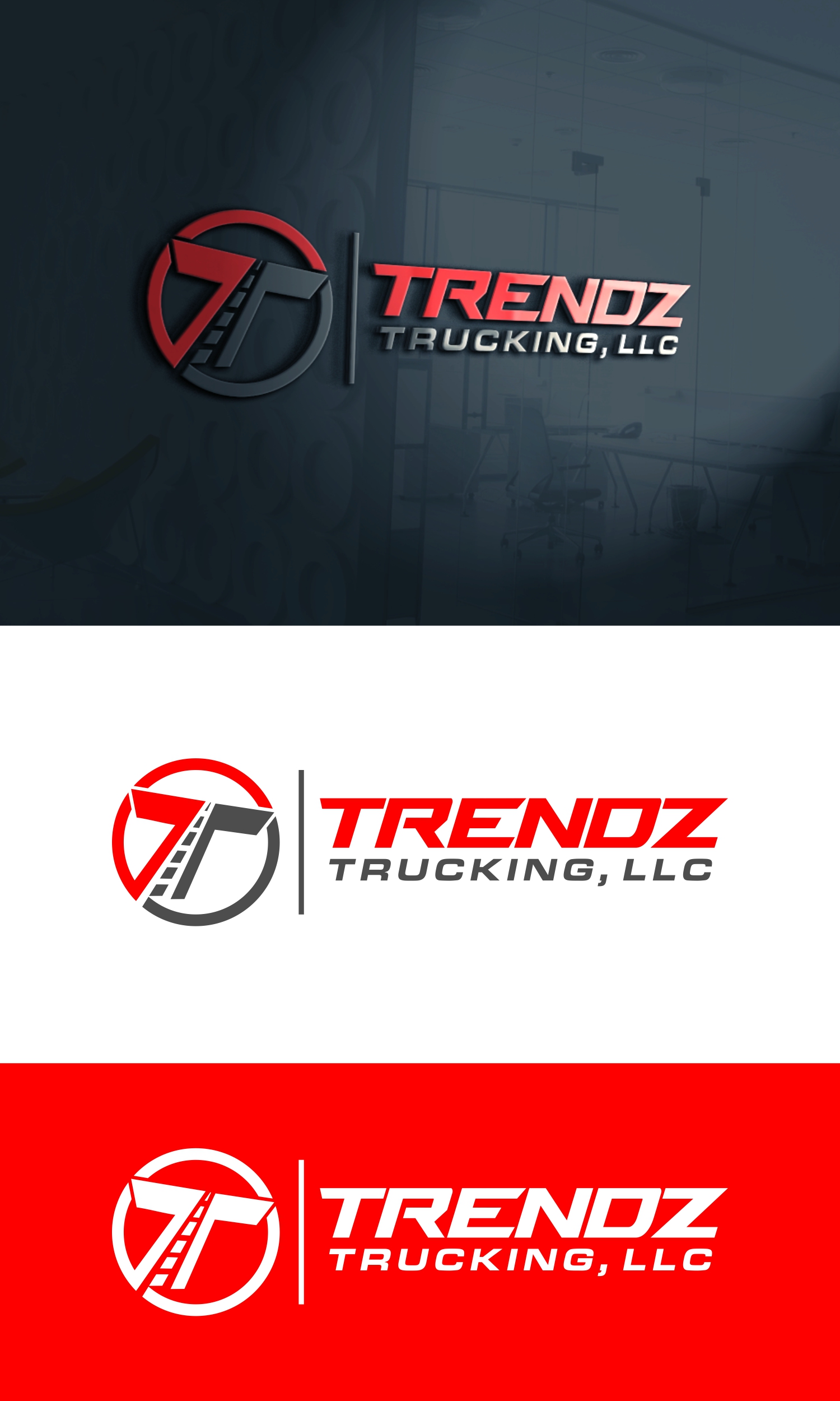 Diseño de Logo por GetLogo para Trendz Trucking LLC | Diseño: #28449337