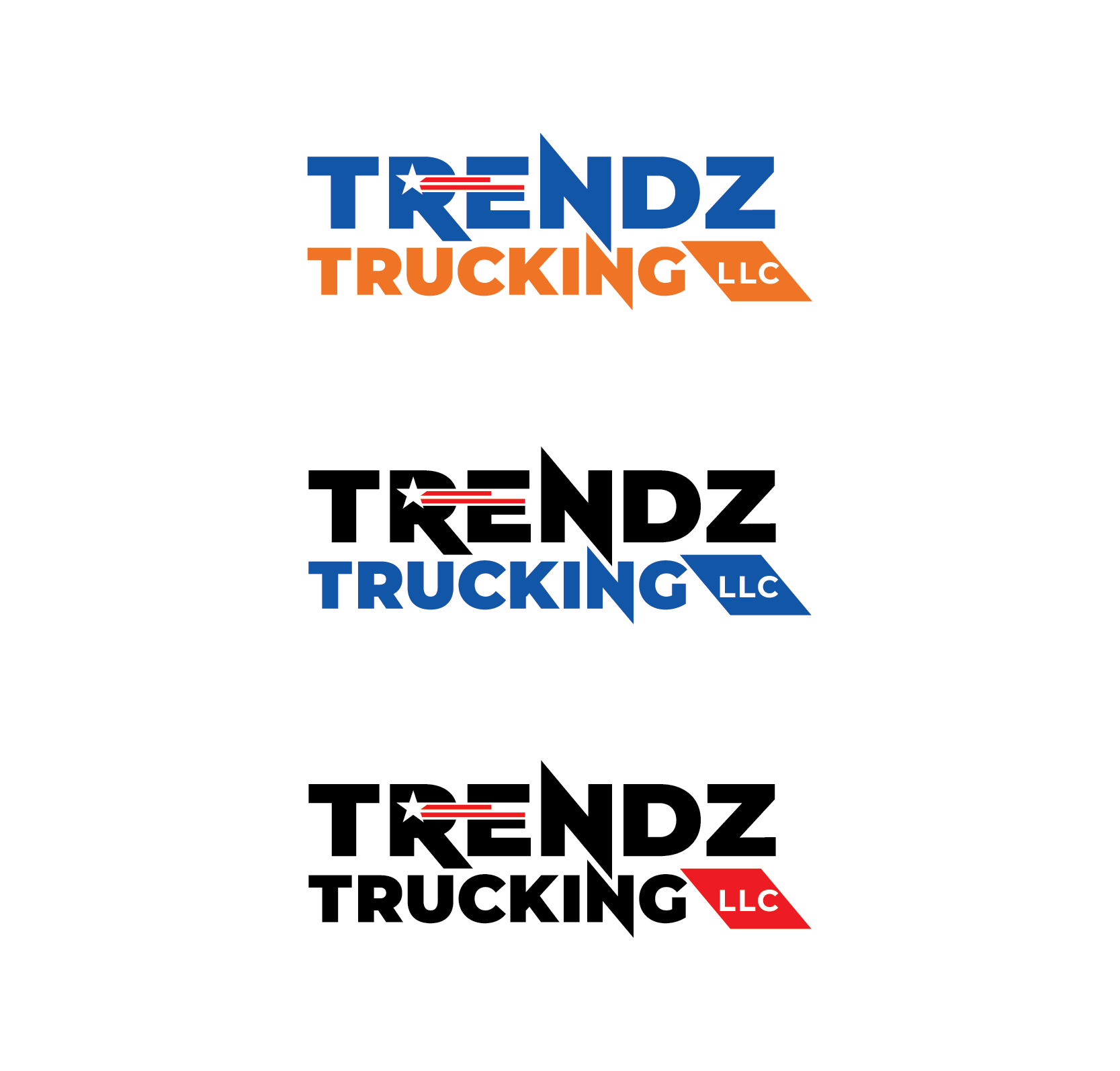 Logo Design by Logoriddim for Trendz Trucking LLC | Design #28449486