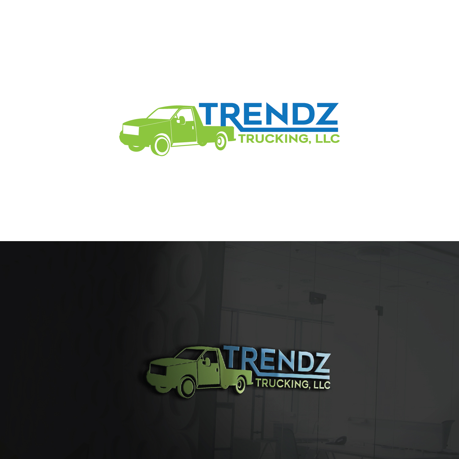 Logo Design by Maxo-Biz for Trendz Trucking LLC | Design #28429742