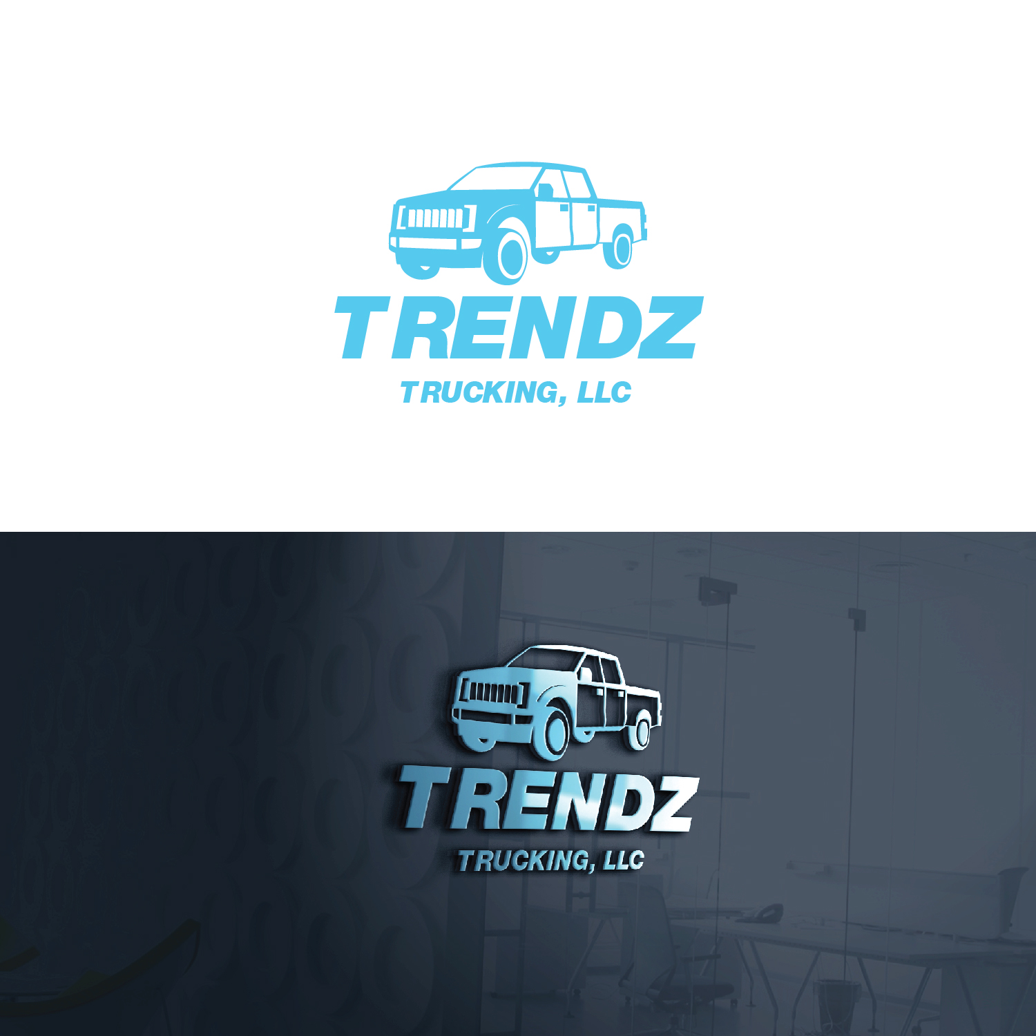 Diseño de Logo por Maxo-Biz para Trendz Trucking LLC | Diseño #28434818