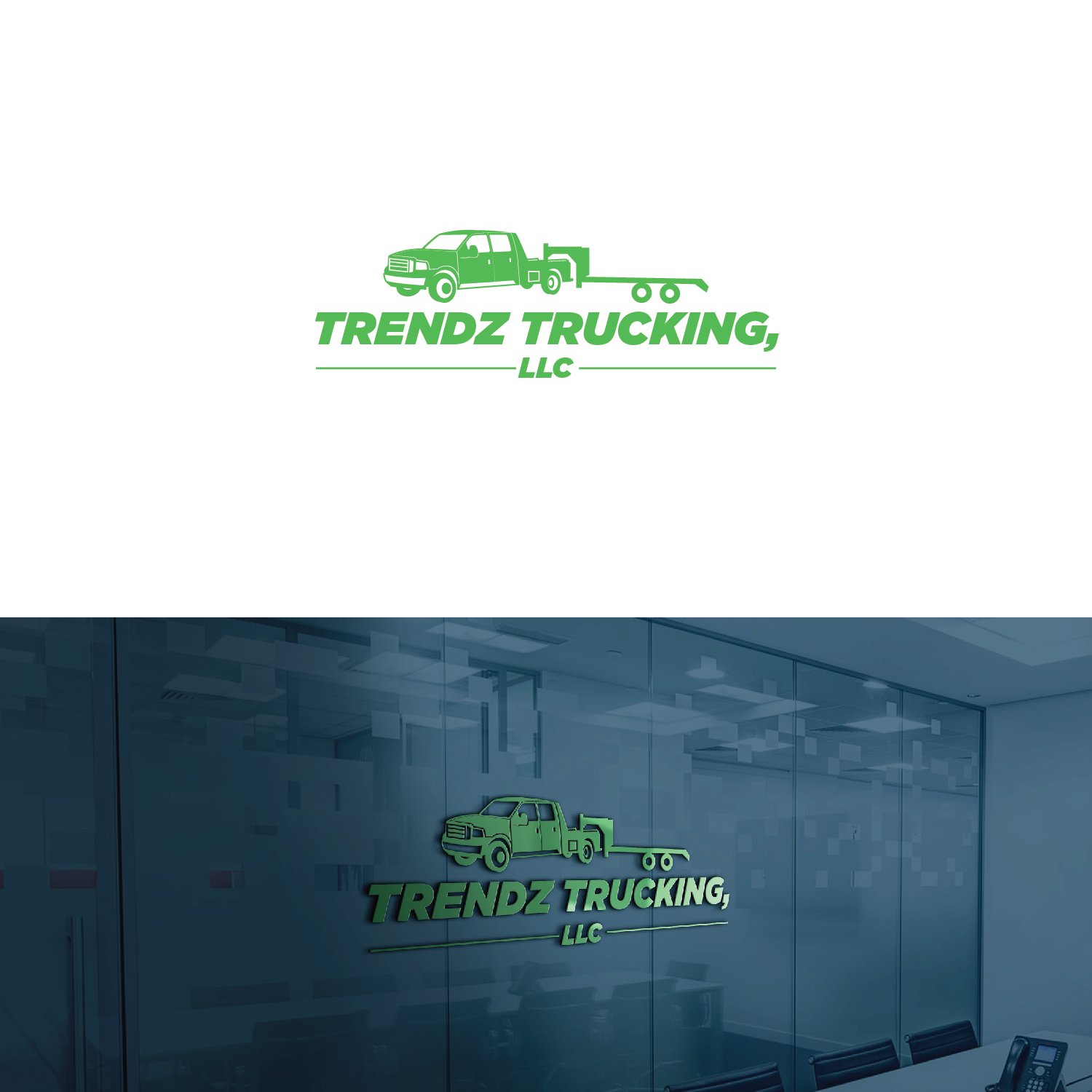 Logo Design by Maxo-Biz for Trendz Trucking LLC | Design #28434819
