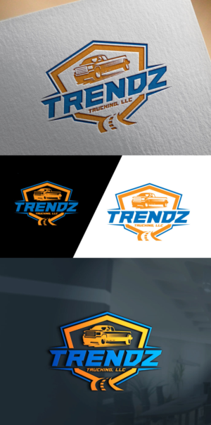 Logo Design by manik 06 for Trendz Trucking LLC | Design: #28431387