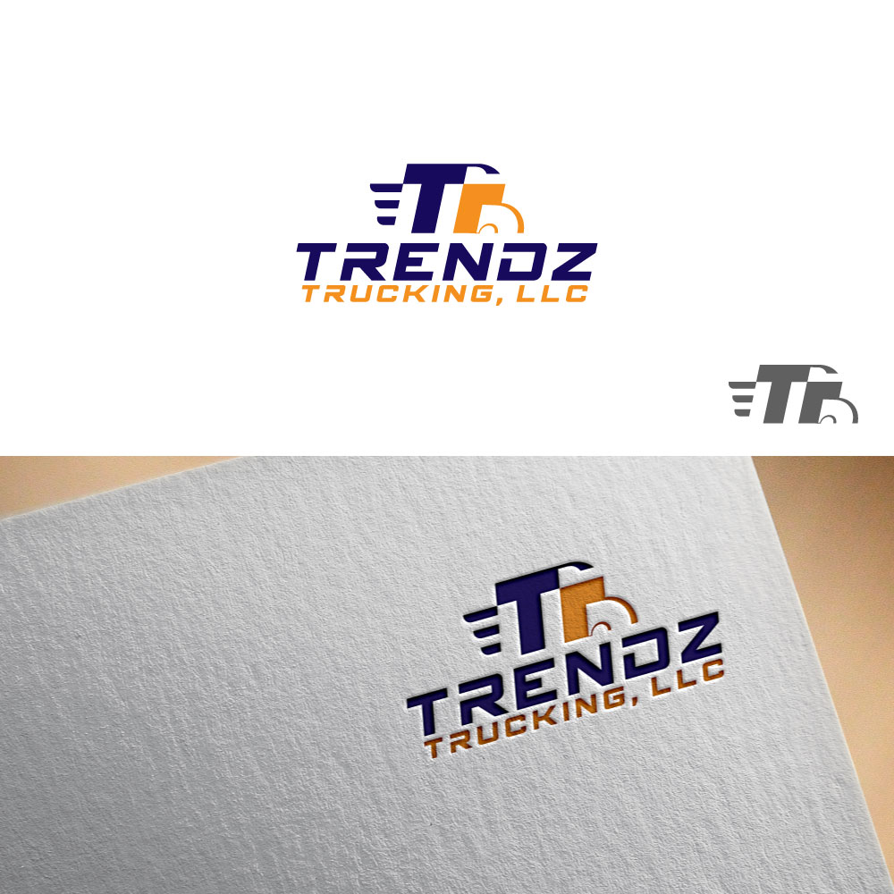 Logo-Design von Trident für Trendz Trucking LLC | Design #28426049