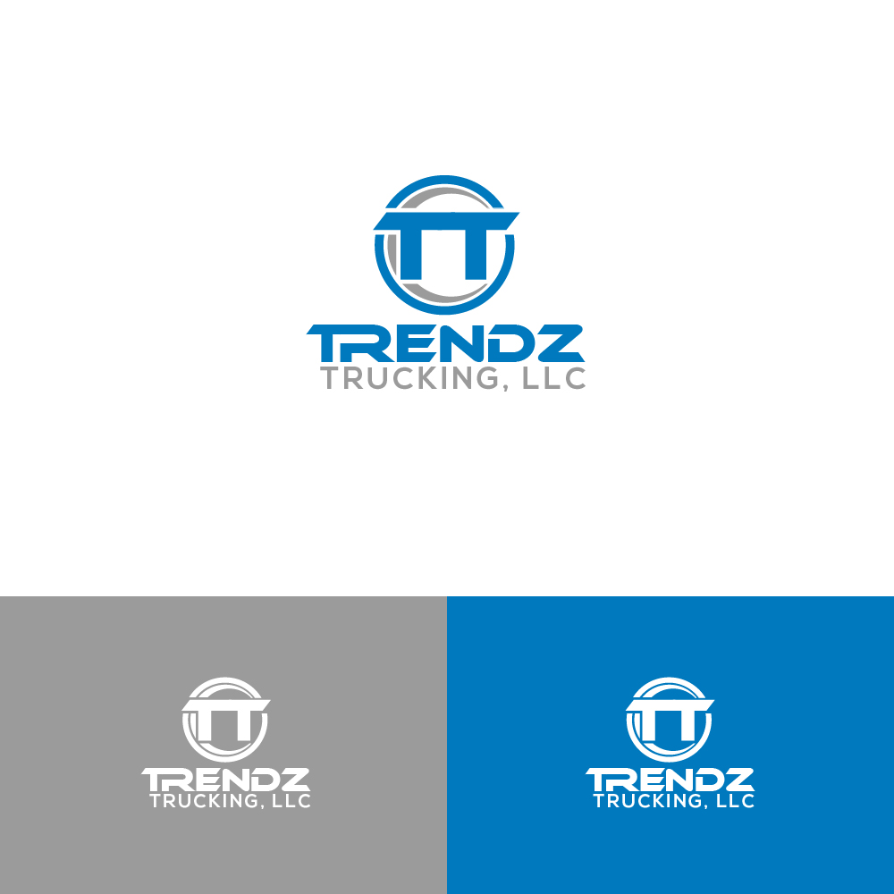 Logo Design by AlphabetZero.co.uk for Trendz Trucking LLC | Design #28428568