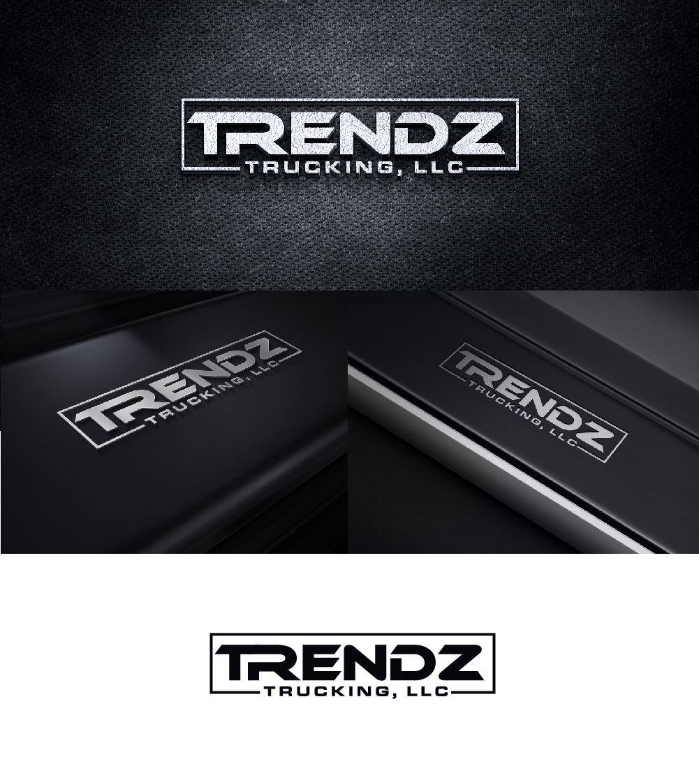 Logo Design by AlphabetZero.co.uk for Trendz Trucking LLC | Design #28428569