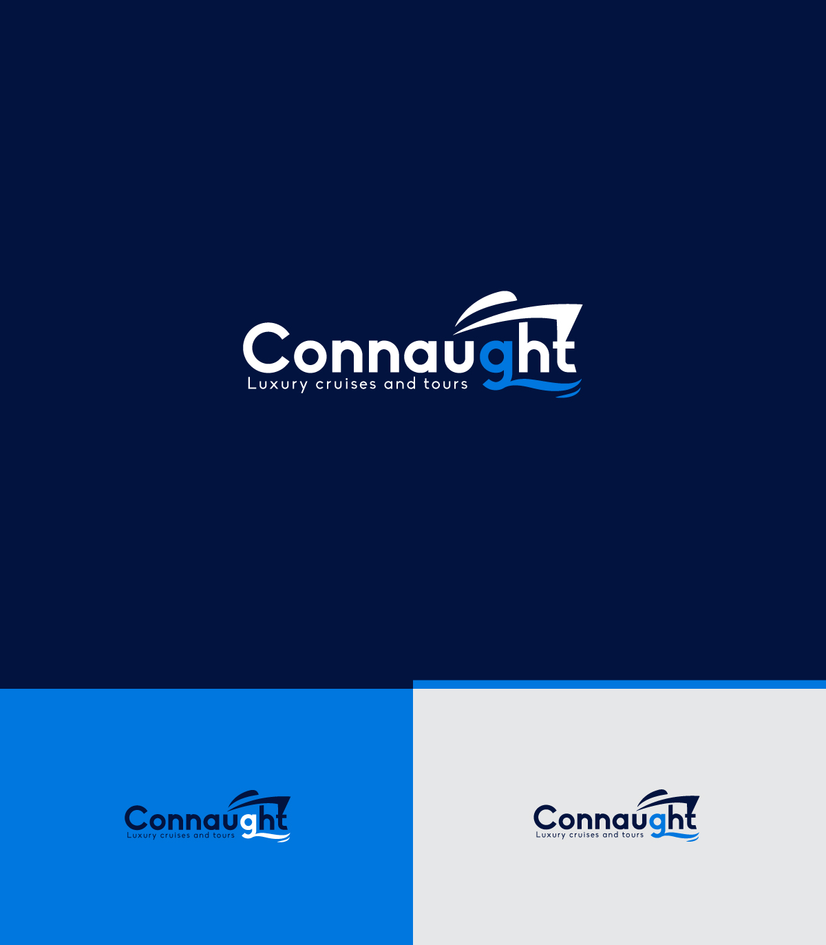Logo Design by ecorokerz for Connaught Luxury Cruises and Tours | Design #28422116