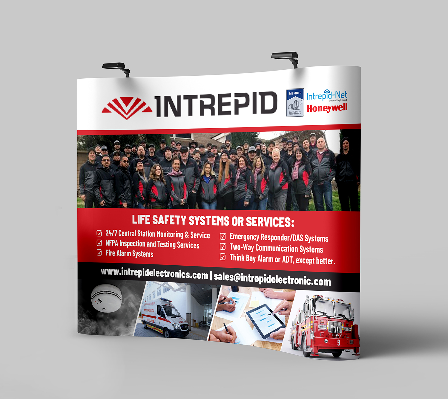 Trade Show Booth Design by Deziners Zone for this project | Design #28418113