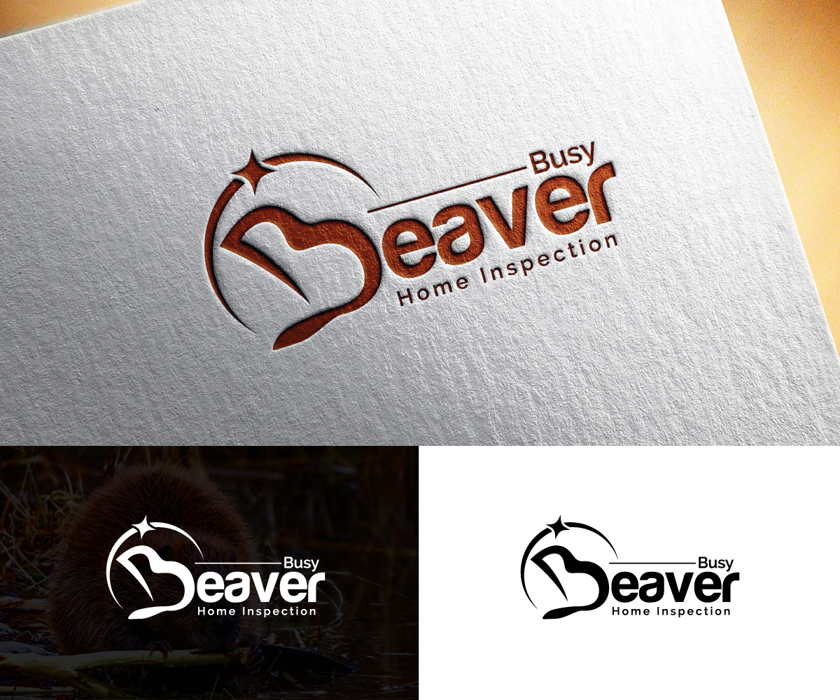 Logo Design by Logo Stock for Busy Beaver Home Inspection | Design #28422579