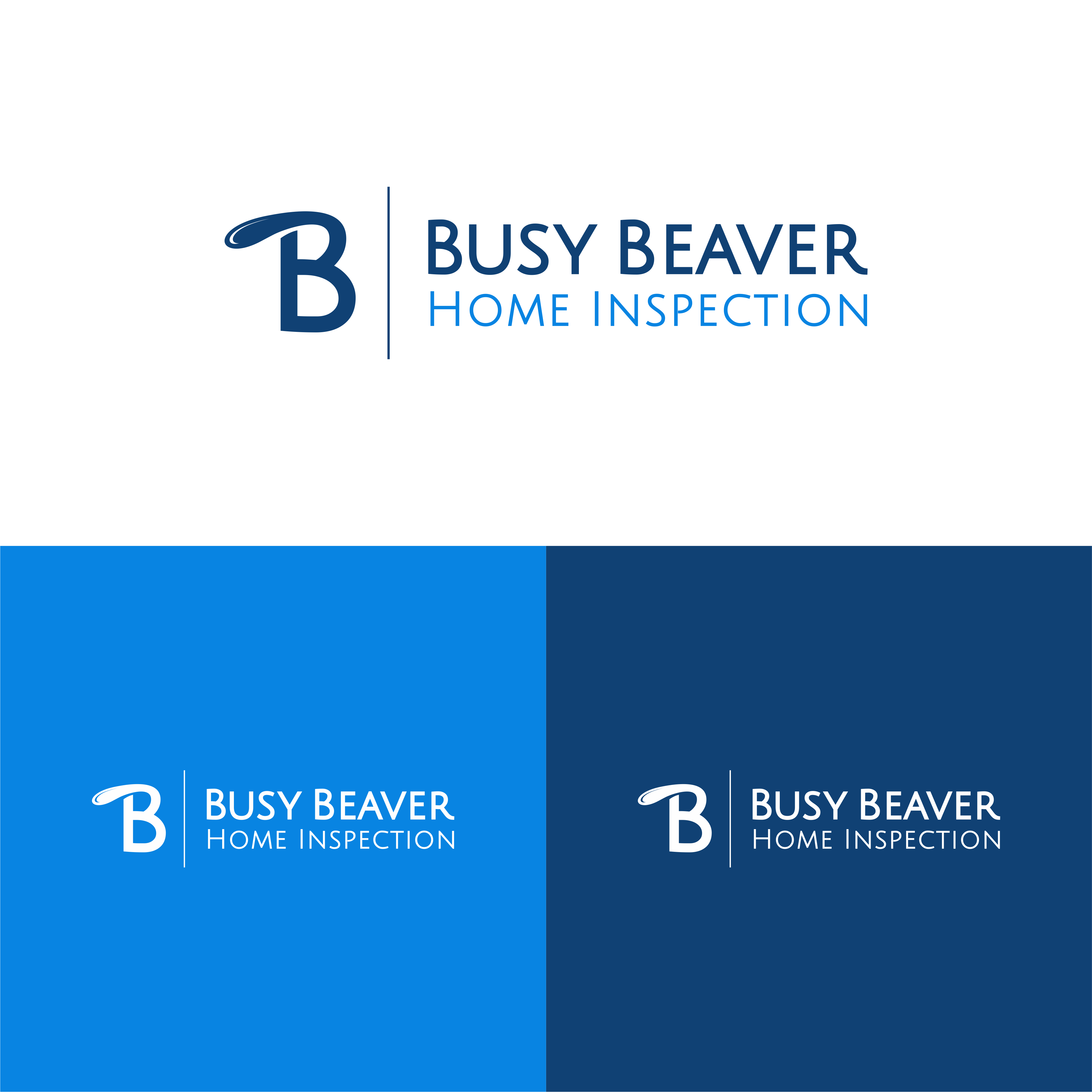 Logo Design by achil78 for Busy Beaver Home Inspection | Design #28421580