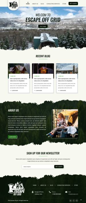Wordpress Design by pb for this project | Design: #28425438