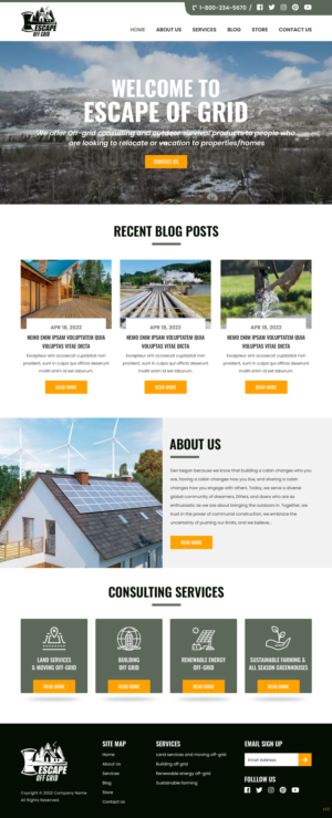 Wordpress Design by pb for this project | Design: #28425447