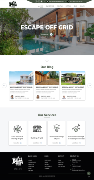Wordpress Design by pb for this project | Design: #28436240