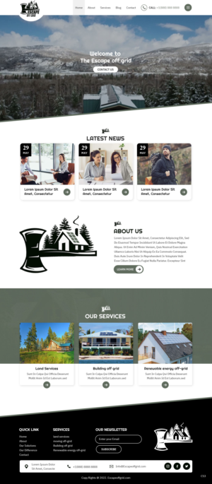 Wordpress Design by pb for this project | Design: #28440377