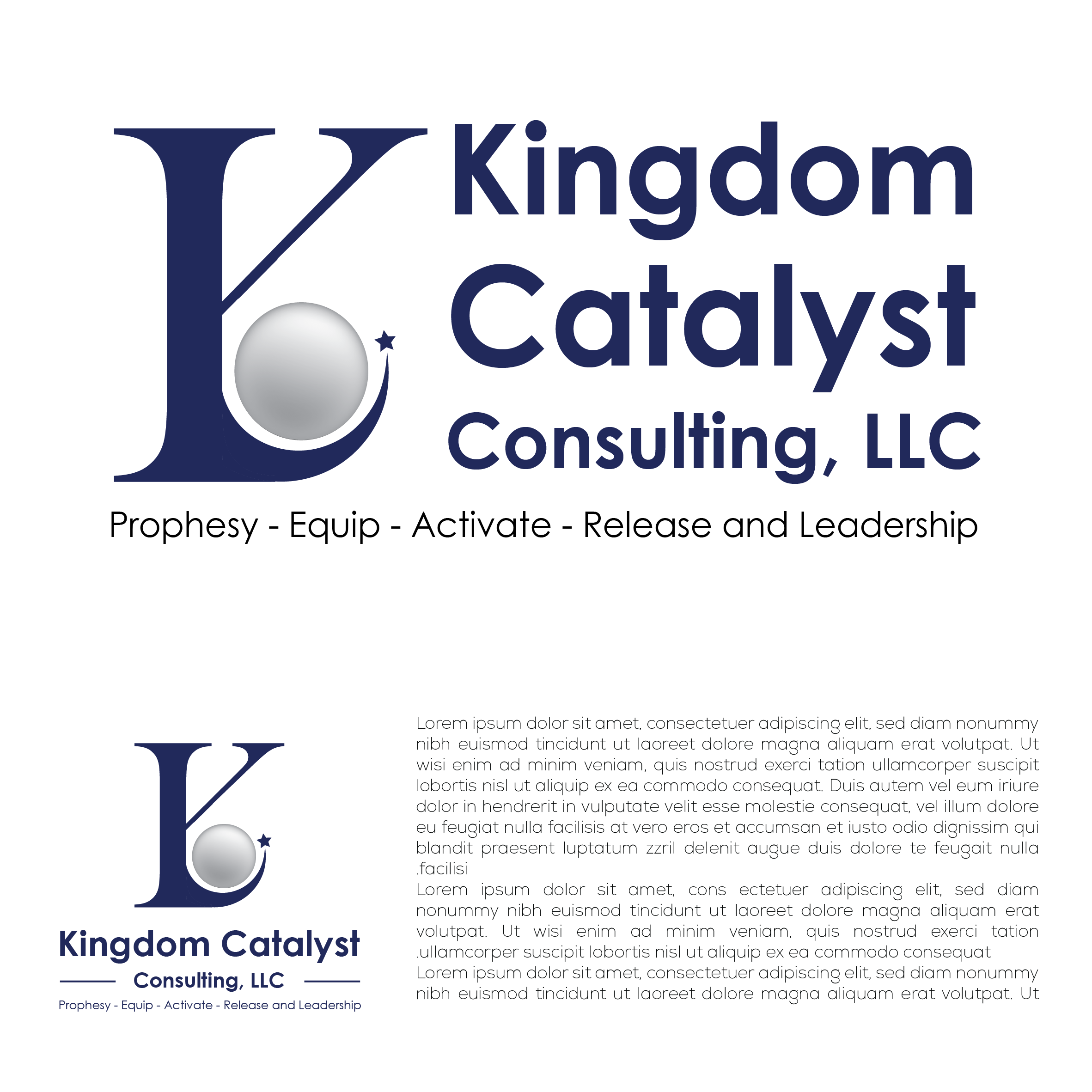 Logo Design by Walker Designer 2 for Kingdom Catalyst Consulting | Design #28422793