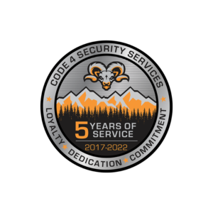 Graphic Design by typefdesign for Code 4 Security Services LLC. | Design: #28454760