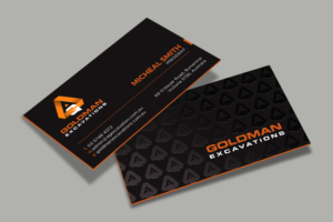 Visitenkarten-Design von RENEXIT für GOLDMAN EXCAVATIONS PTY LTD | Design: #28421843