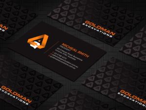 Design de Carte de Visite par RENEXIT pour GOLDMAN EXCAVATIONS PTY LTD | Design : #28421844