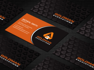 Business Card Design by RENEXIT for GOLDMAN EXCAVATIONS PTY LTD | Design: #28421851