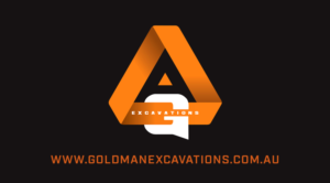 Business Card Design by MarkoE for GOLDMAN EXCAVATIONS PTY LTD | Design: #28453458