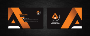 Visitenkarten-Design von artbitin für GOLDMAN EXCAVATIONS PTY LTD | Design: #28422555