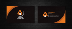 Visitenkarten-Design von artbitin für GOLDMAN EXCAVATIONS PTY LTD | Design: #28422563