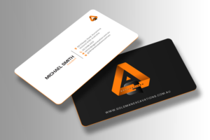 Visitenkarten-Design von chandrayaan.creative für GOLDMAN EXCAVATIONS PTY LTD | Design: #28422741