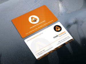Design de Carte de Visite par Tripti Ranjan Gain pour GOLDMAN EXCAVATIONS PTY LTD | Design : #28429390