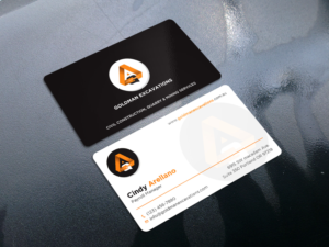 Design de Carte de Visite par Tripti Ranjan Gain pour GOLDMAN EXCAVATIONS PTY LTD | Design : #28430486