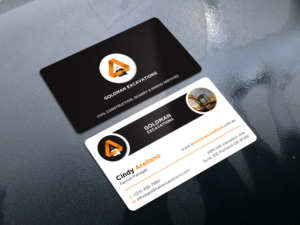 Design de Carte de Visite par Tripti Ranjan Gain pour GOLDMAN EXCAVATIONS PTY LTD | Design : #28430487