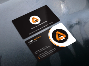 Business Card Design by Tripti Ranjan Gain for GOLDMAN EXCAVATIONS PTY LTD | Design: #28430489