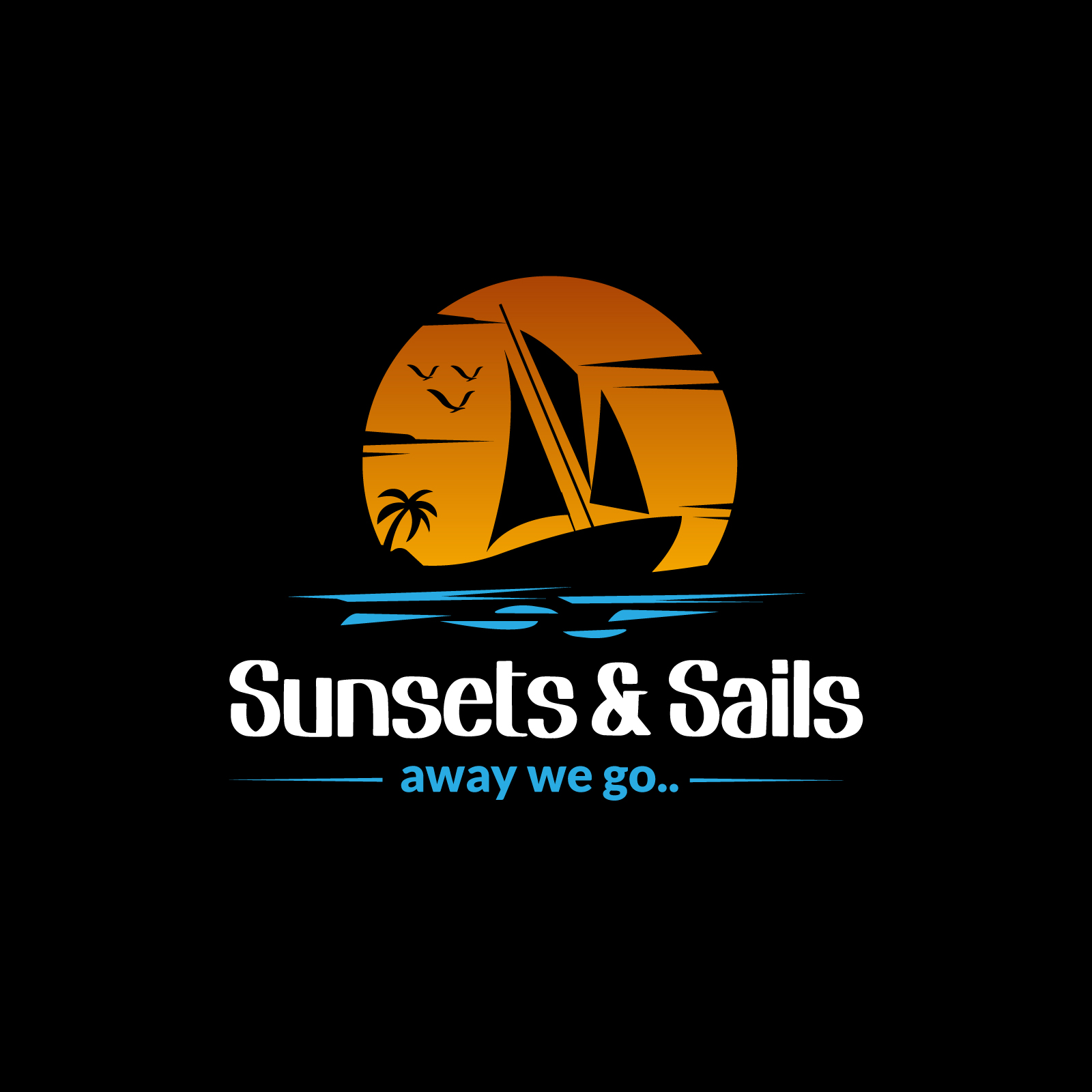 Design de Logo par Farhad Kreative pour Sunsets and Sails Travel, LLC   | Design #28423193