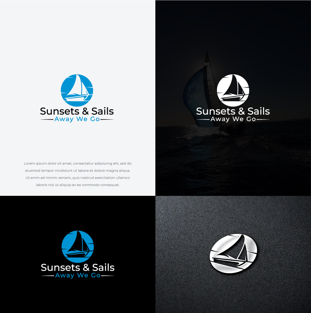 Logo Design by HWdesigns for Sunsets and Sails Travel, LLC   | Design #28421777