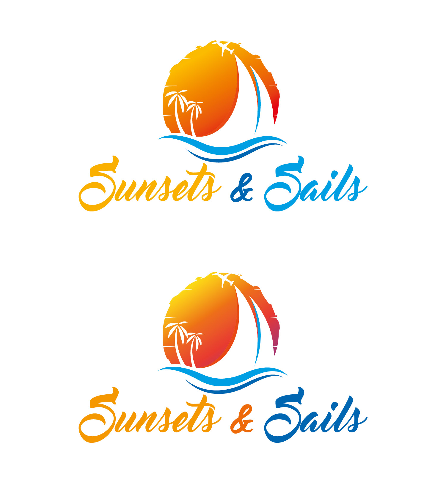 Logo Design by logoQ for Sunsets and Sails Travel, LLC   | Design #28430568