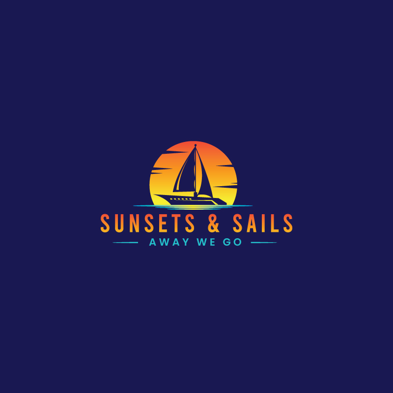 Logo-Design von RAMDHONU für Sunsets and Sails Travel, LLC   | Design #28429525