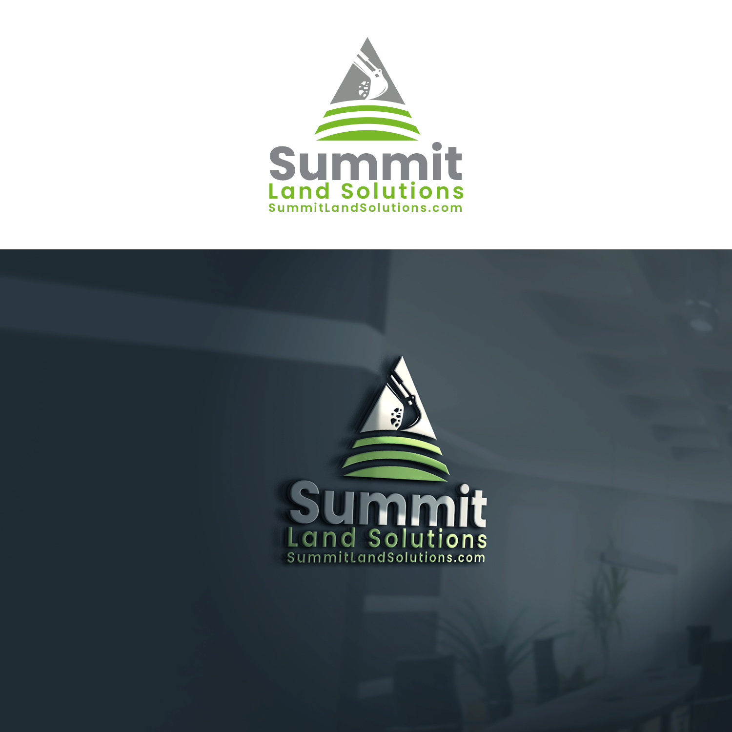 Logo Design by Maxo-Biz for Summit Land Solutions | Design #28429440