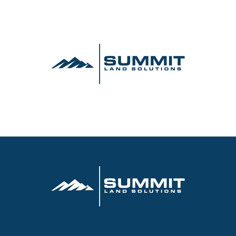 Logo Design by AlphabetZero.co.uk for Summit Land Solutions | Design #28429704